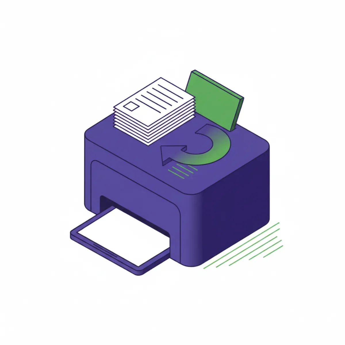 Illustration zum Begriff ADF — Automatic Document Feeder