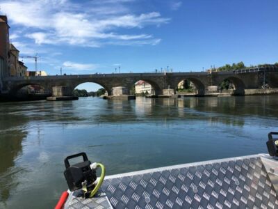 Brücke Boot Fluss